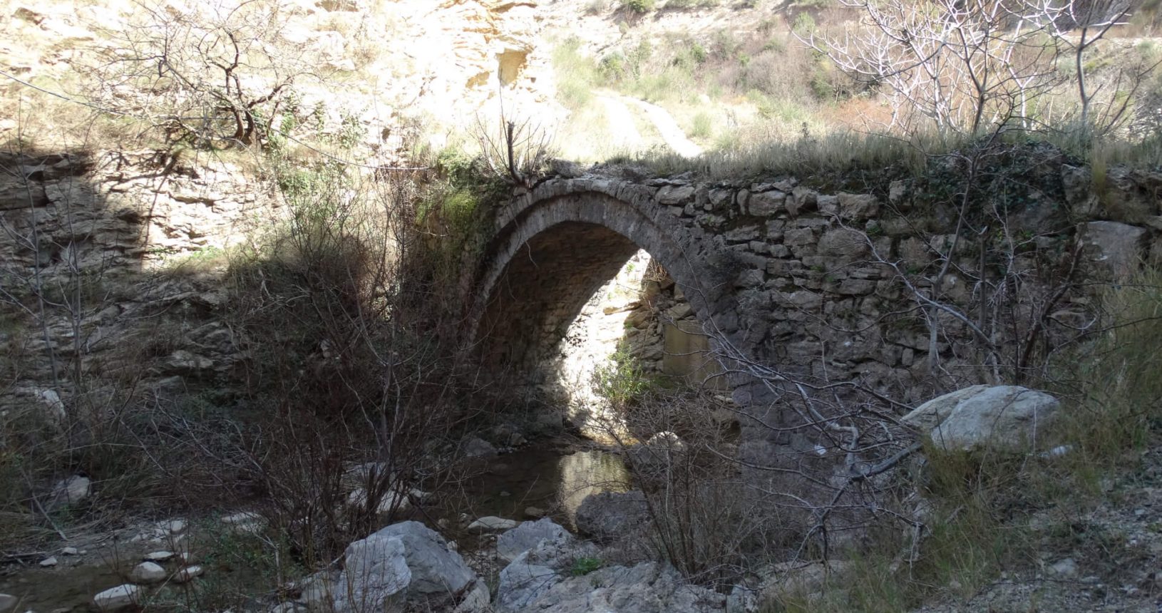 Bar Waterfall. Aqueduct