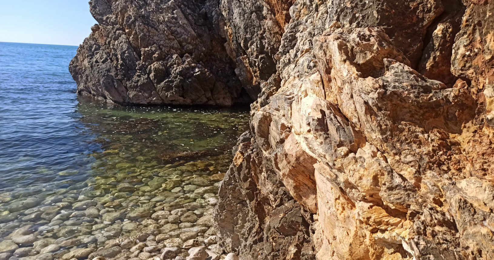 Beautiful stones around Utjeha nude beach