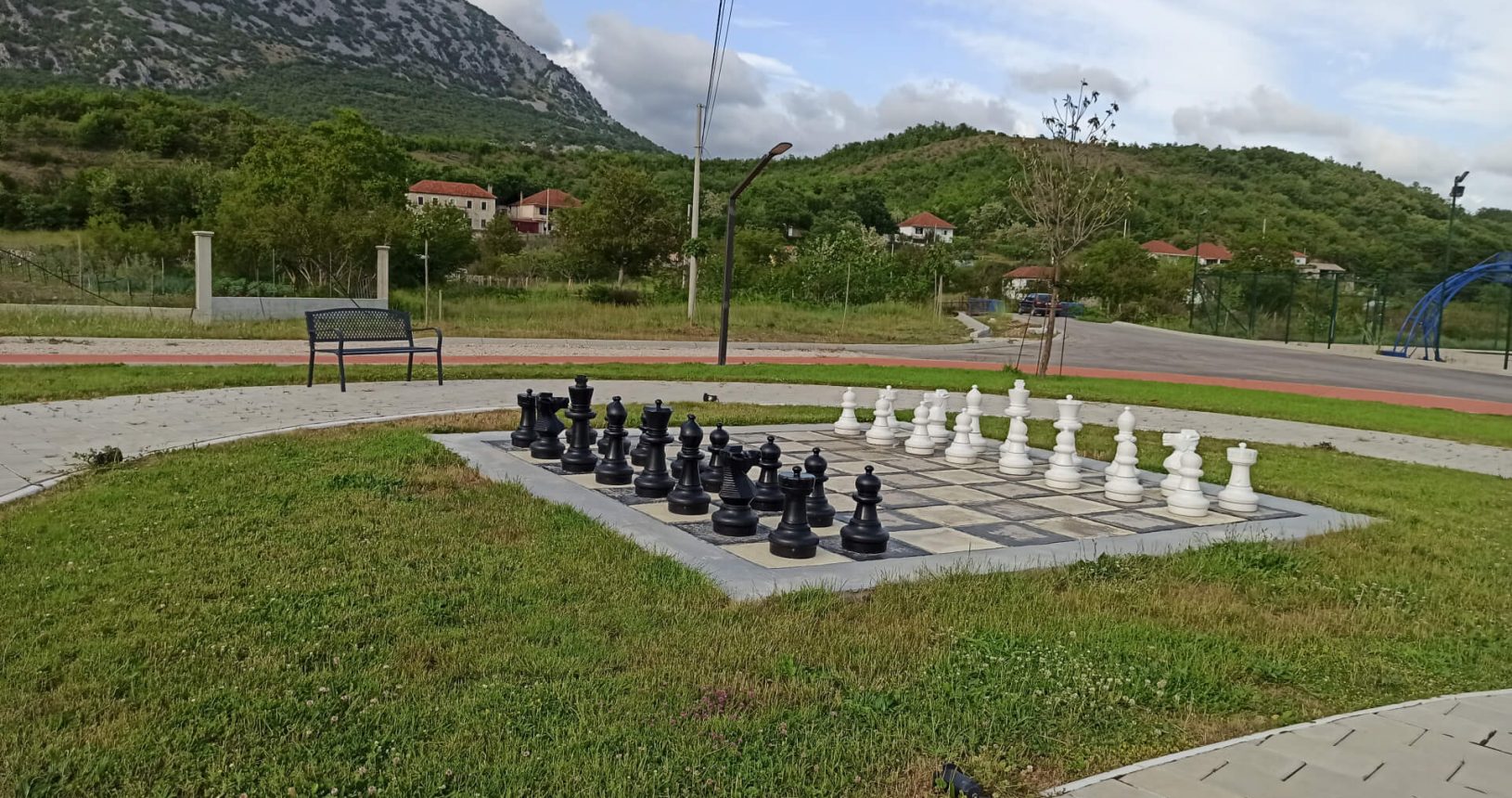 Chess in Hajdari Family Public Park