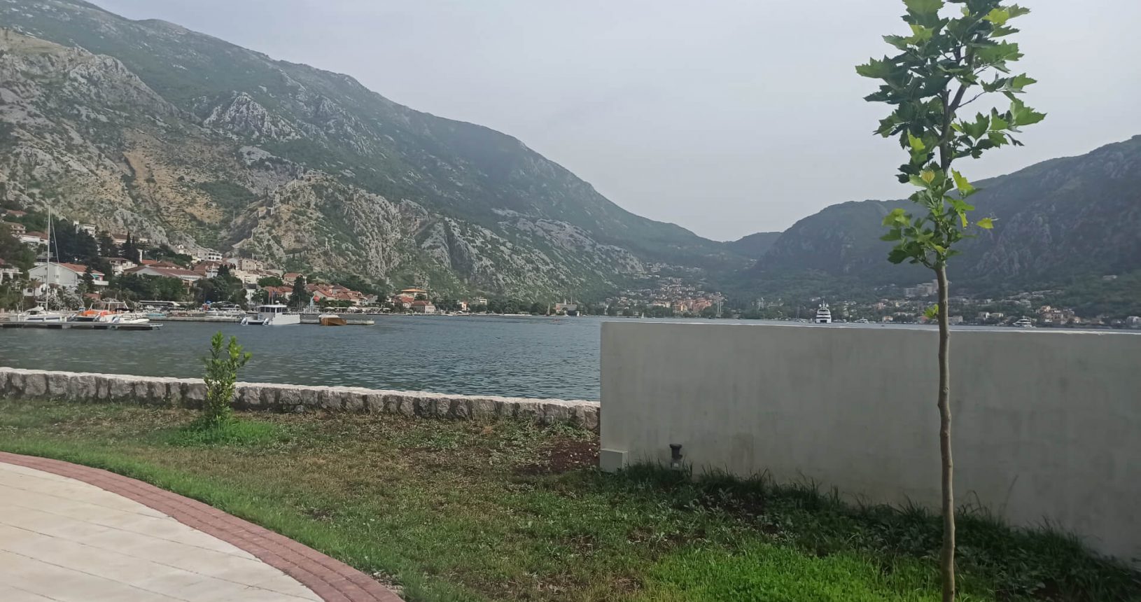 Boka Aquarium view to the bay of Kotor