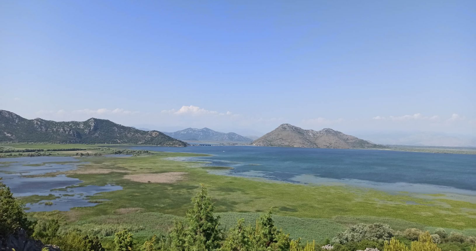 Majestic view at Skadar lake