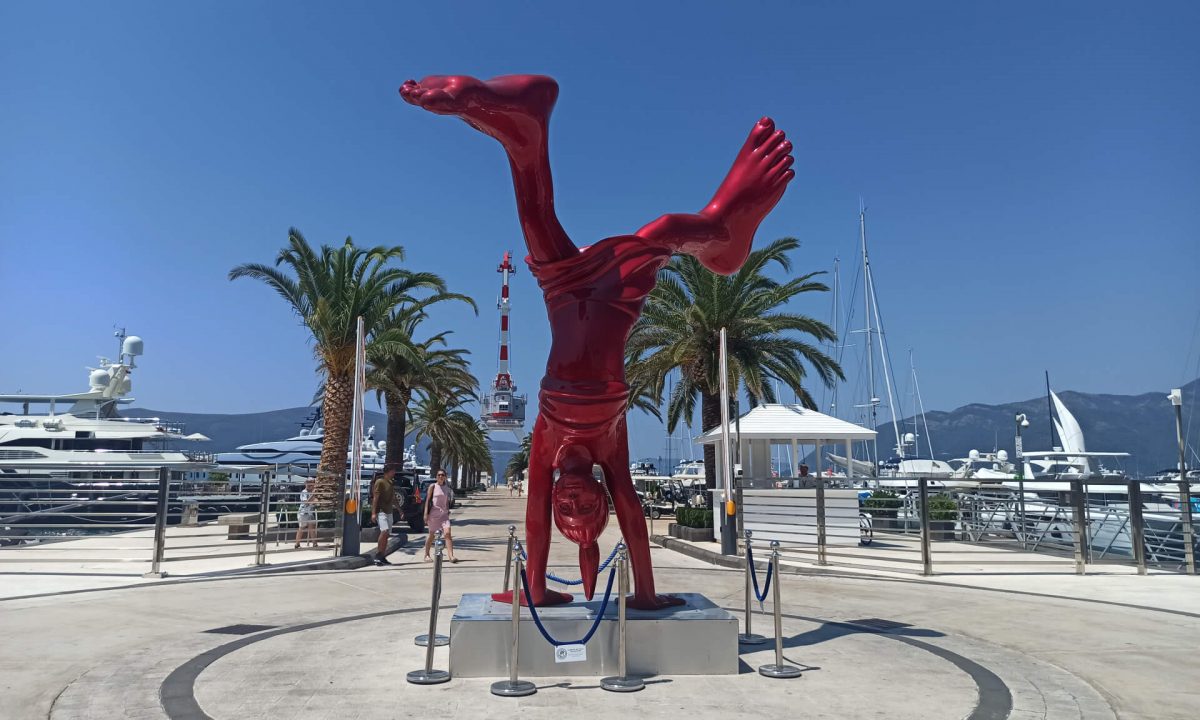 Summer sculpture 2 in Porto Montenegro