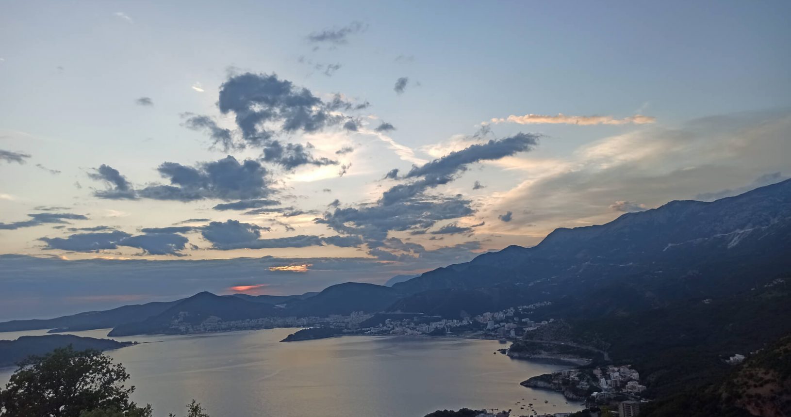View to Budva from the Viewpoint St Sava Church