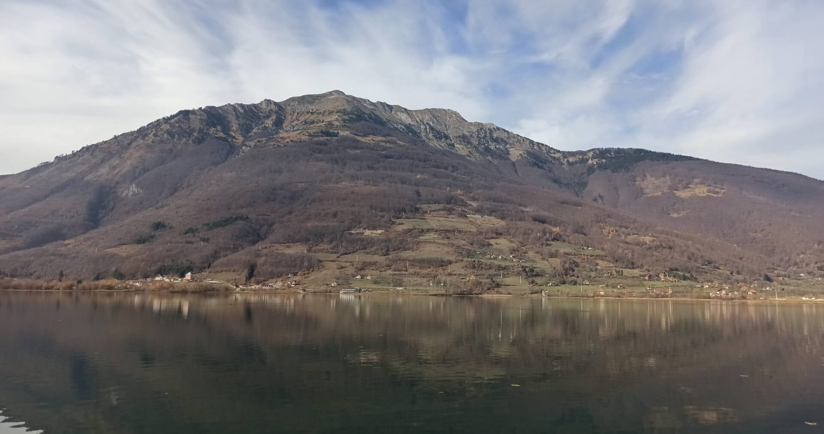 Beautiful reflection of Plav lake