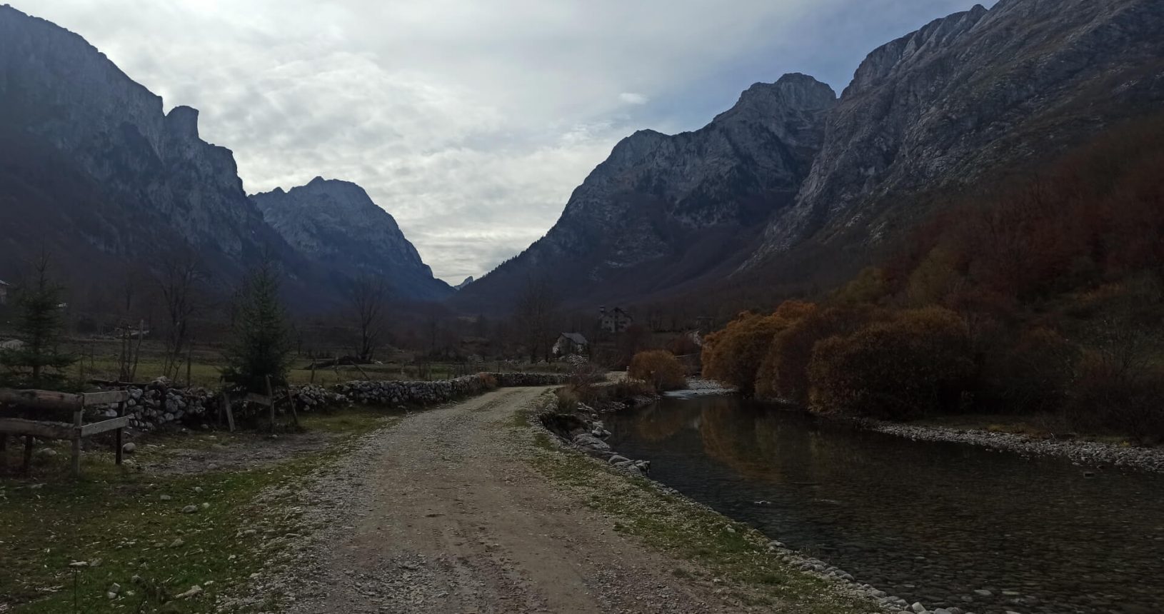 Breathtaking landscape view at national park Prokletije