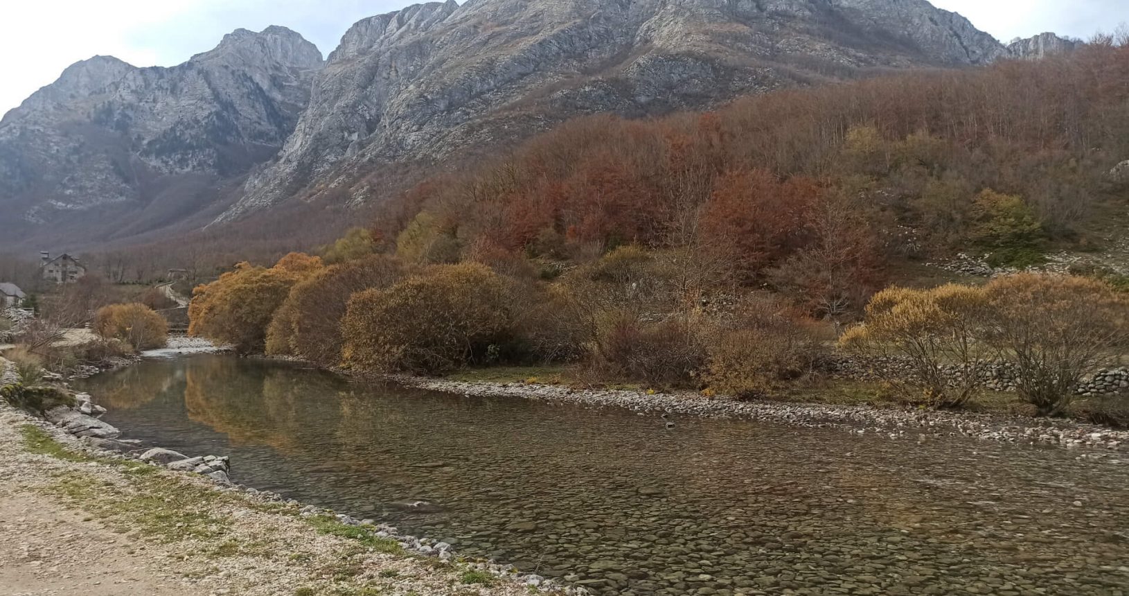 Incredible landscape view at national park Prokletije