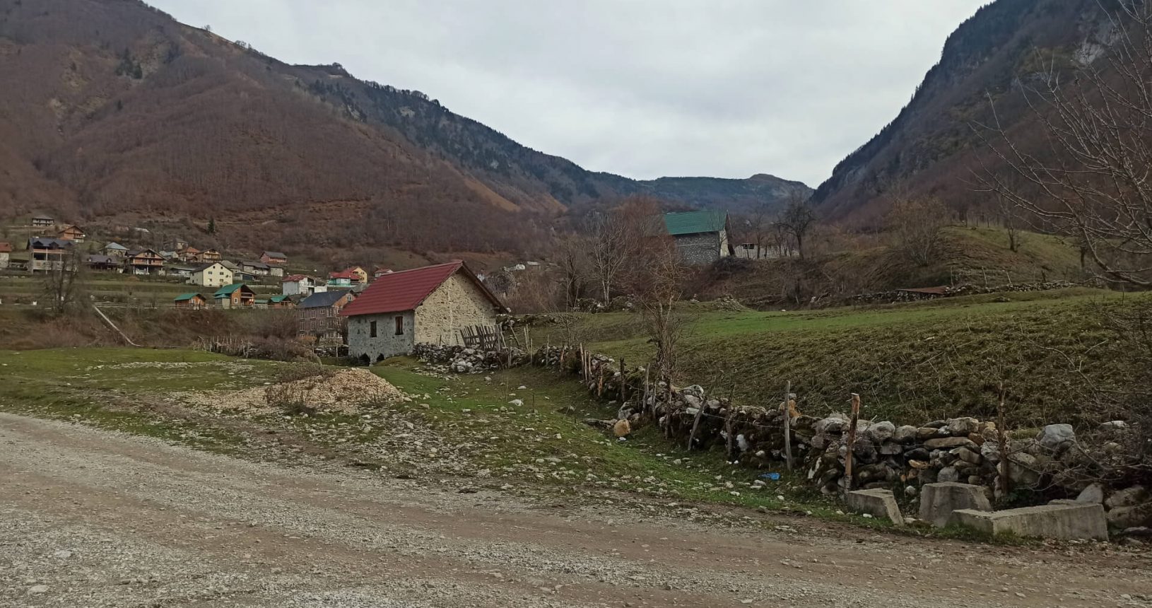 Little village at national park Prokletije