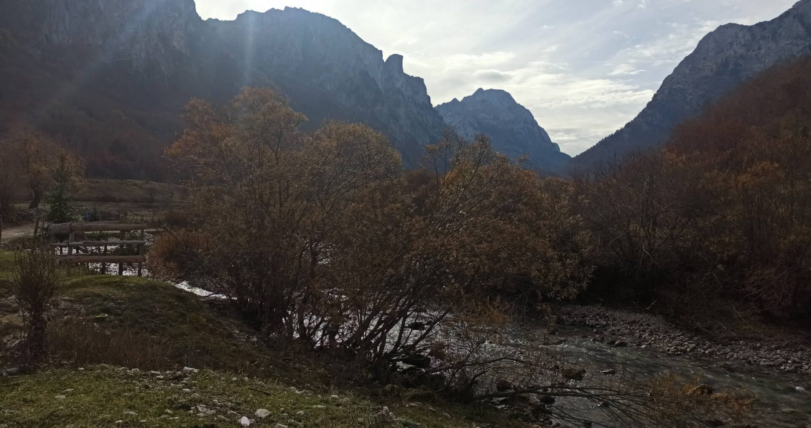 Mountain river at national park Prokletije