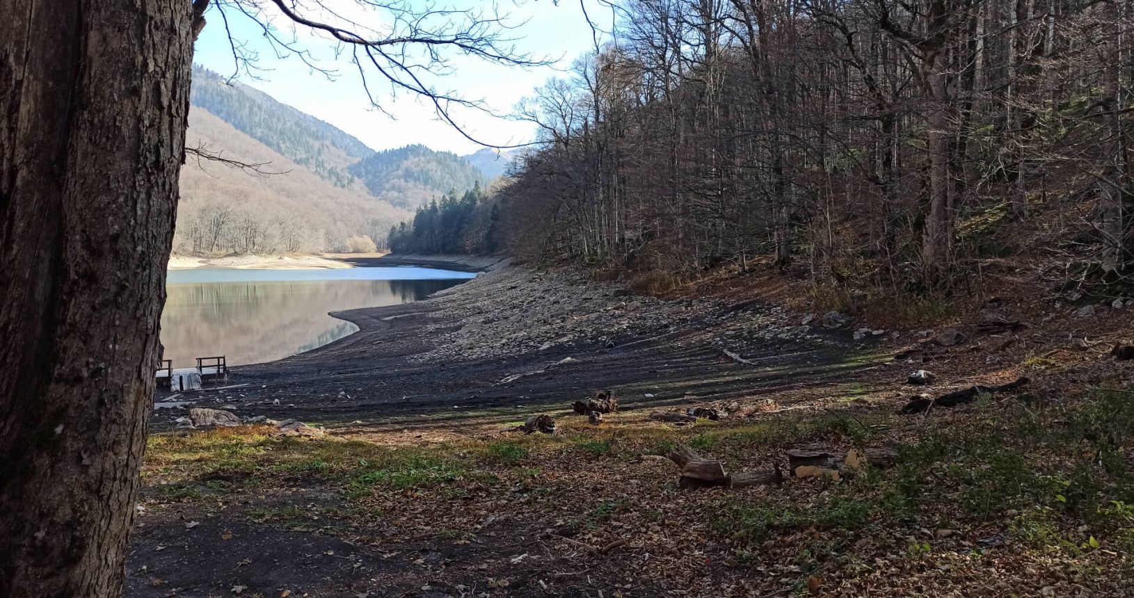 National Park Biogradska Gora lake in November