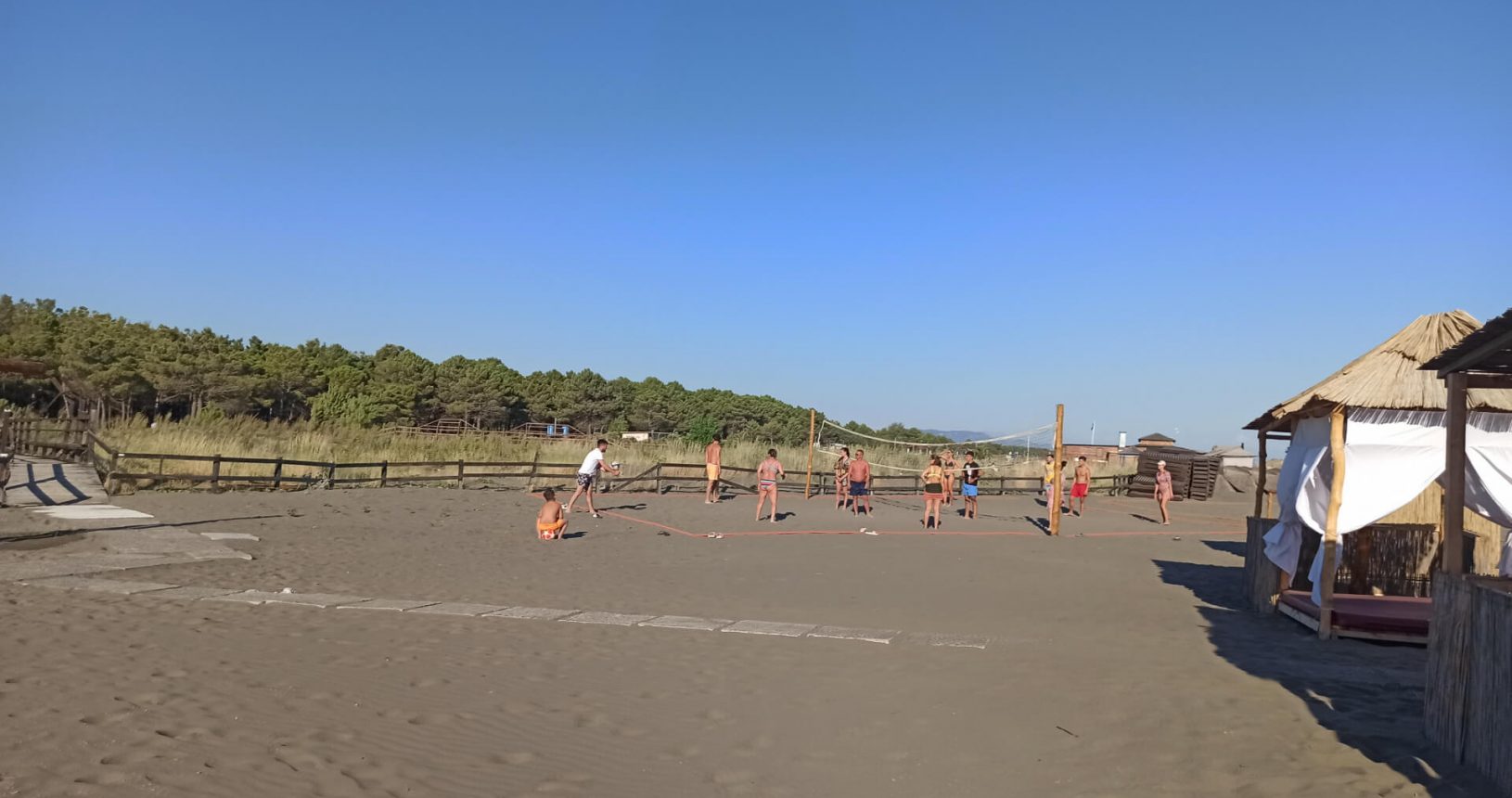 Beach volleyball at Europa Beach