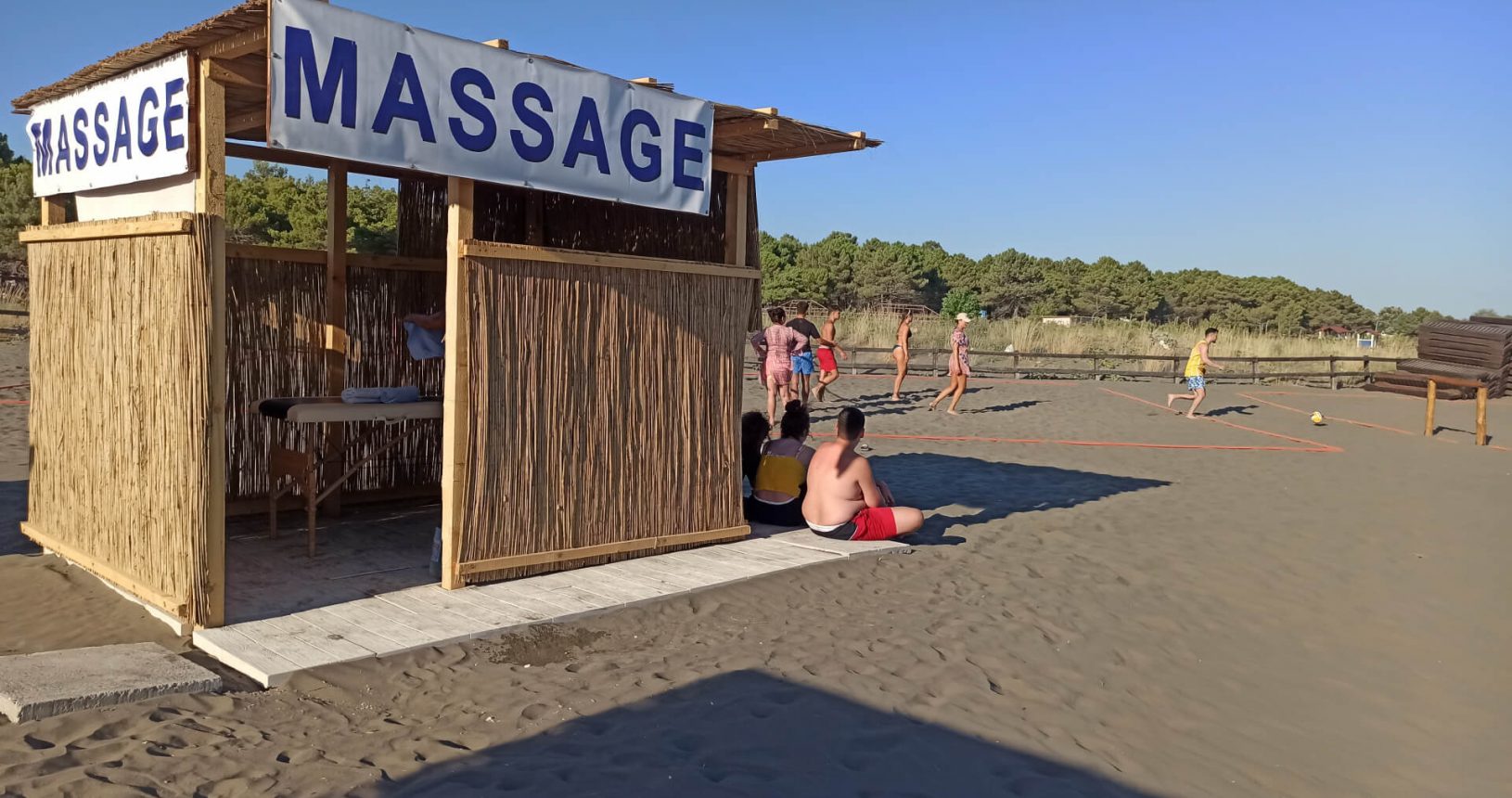 Europa Beach massage service
