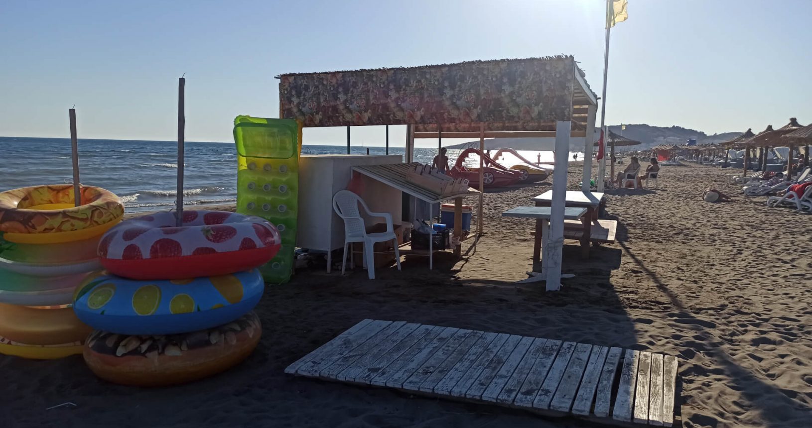 Europa Beach with renting stuff