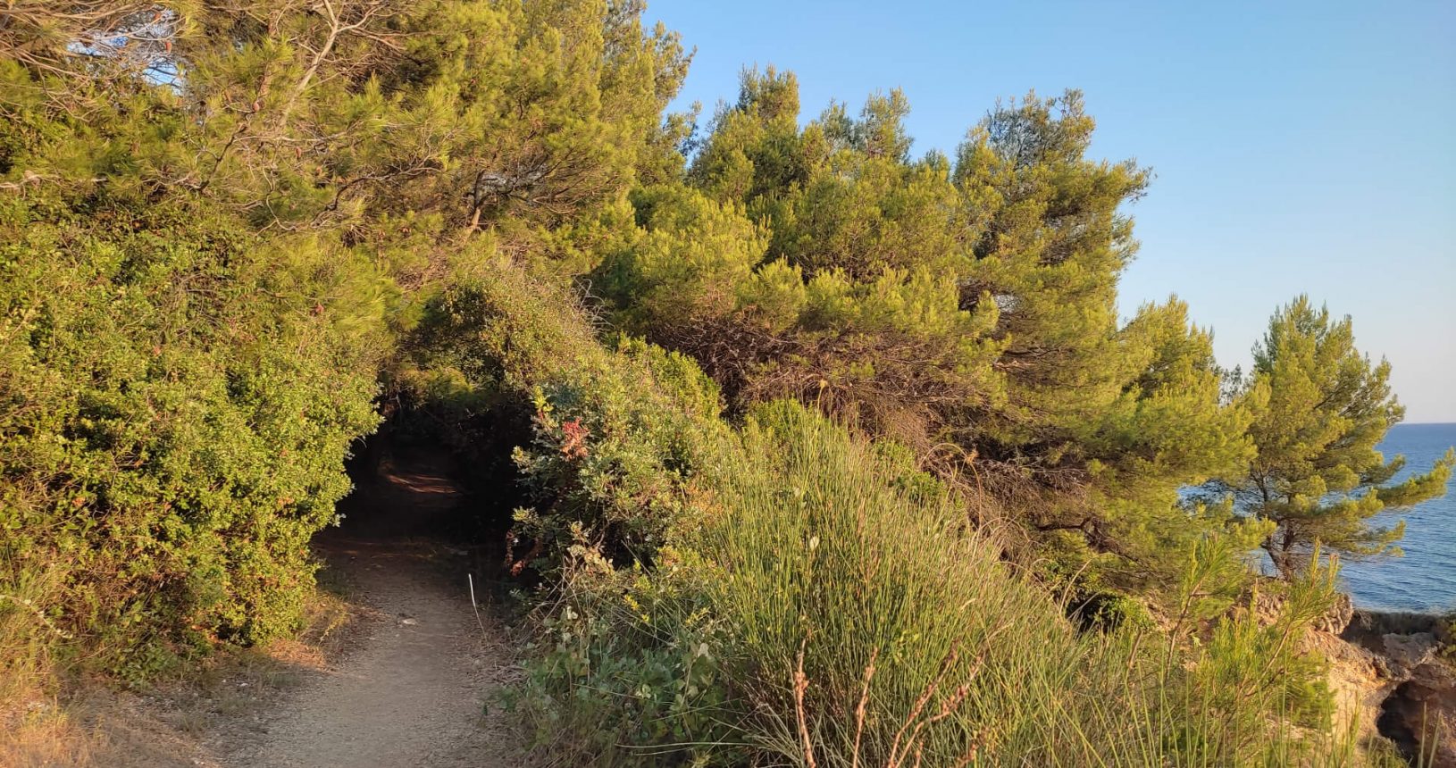 Ulcinj hiking trail cozy green hole