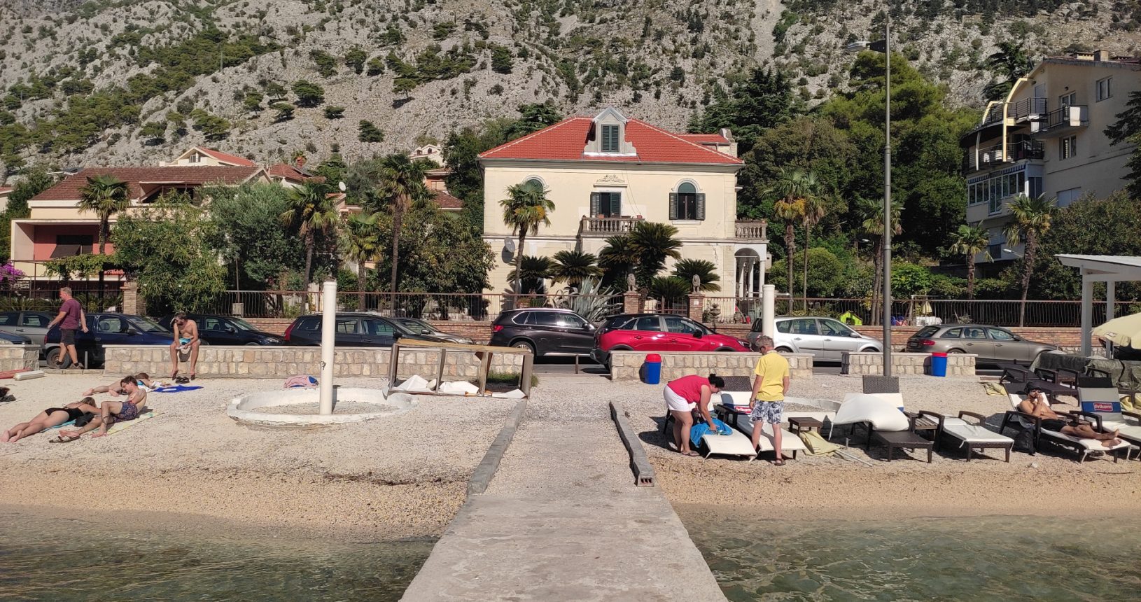 Kotor-Beach-from-the-pier