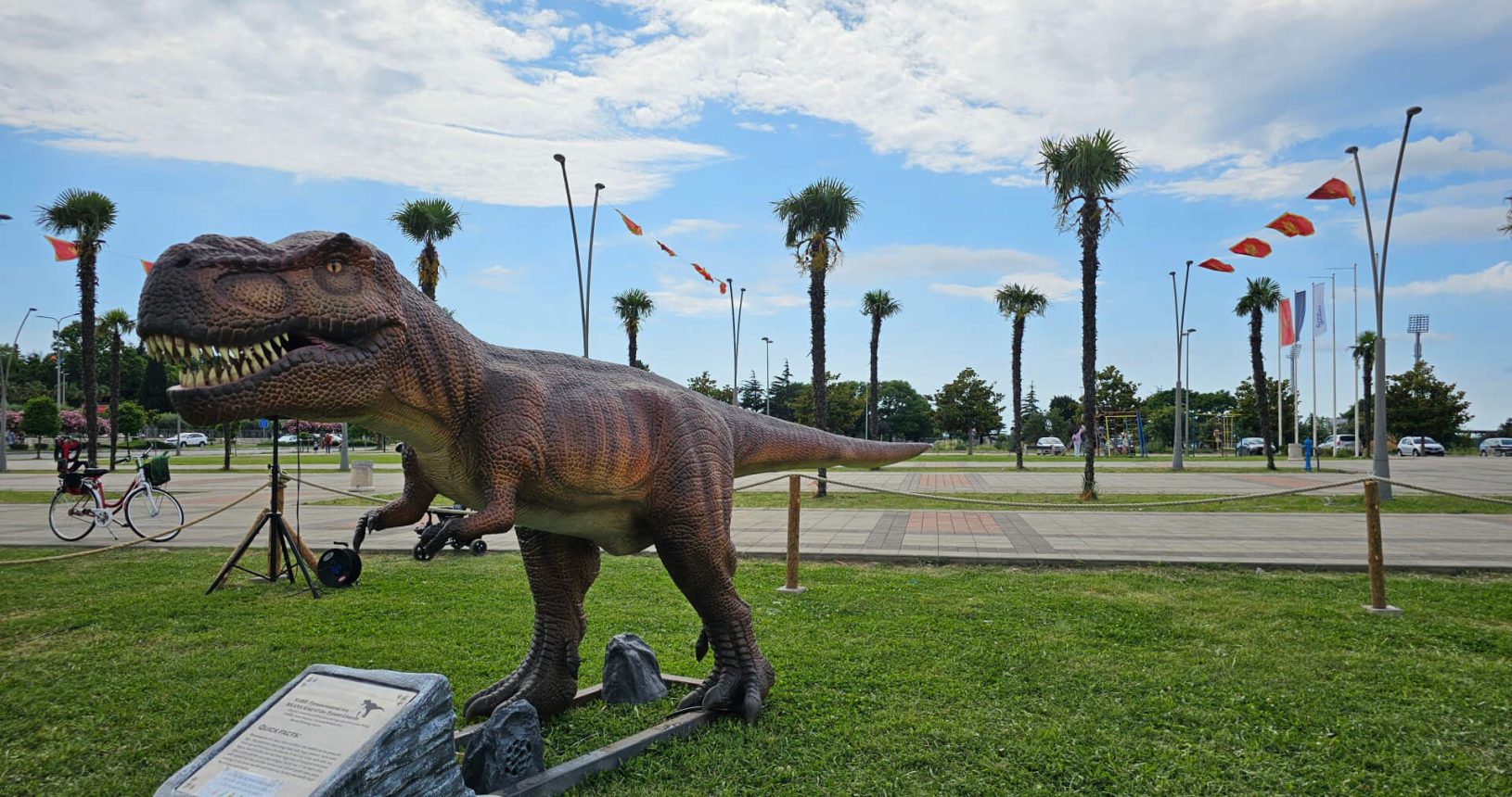 One of Dinosaurs in the Dino Park