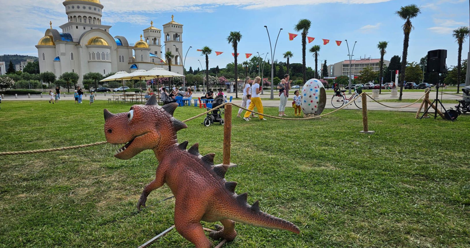 Small dinosaur in Dino Park